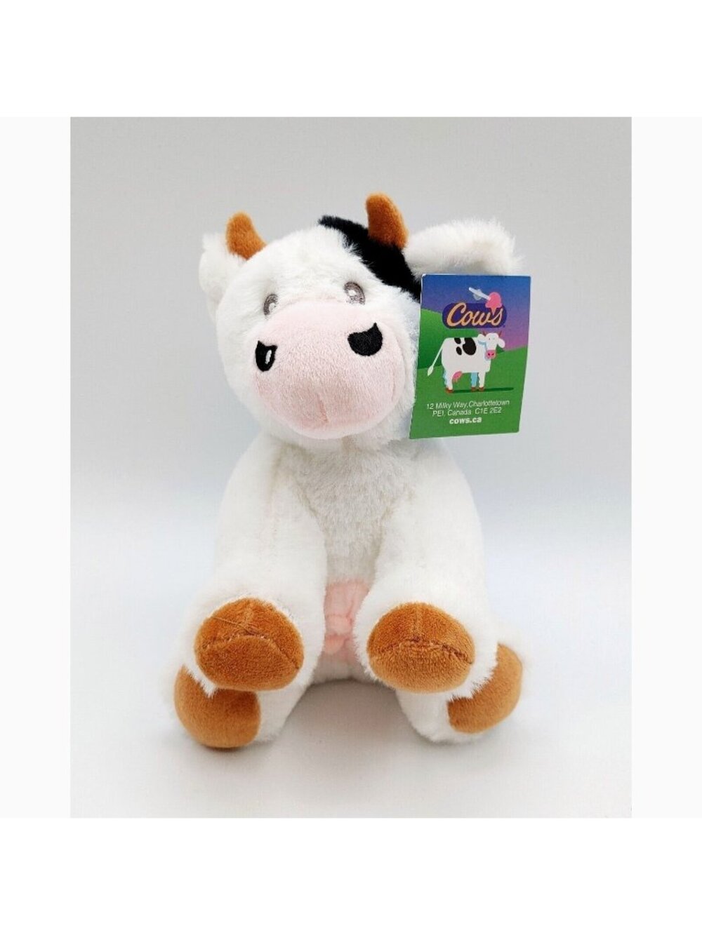Bumble Cow Plush Black & White Stuffed Animal Canada's Ice Cream